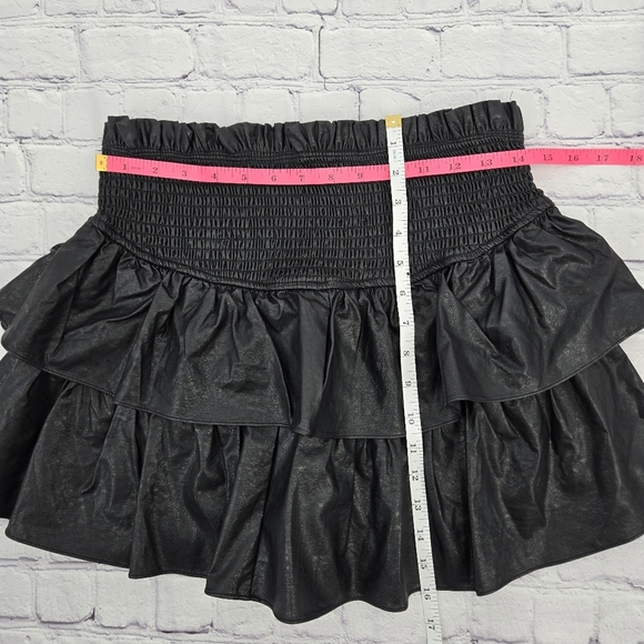 Black Mini Ruffled the impeccable pig Skort - Picture 10 of 10